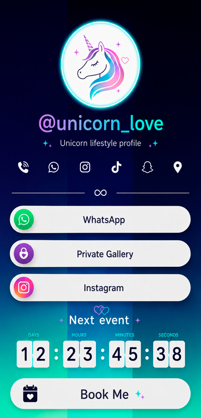 Examples of customized Swinger.bio profiles